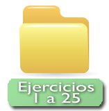 ejercicios 1 a 25